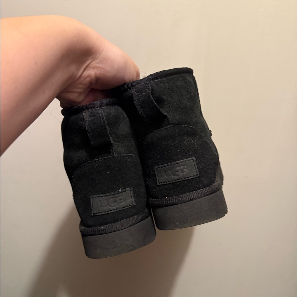 UGG Black Chunky Sole Boots